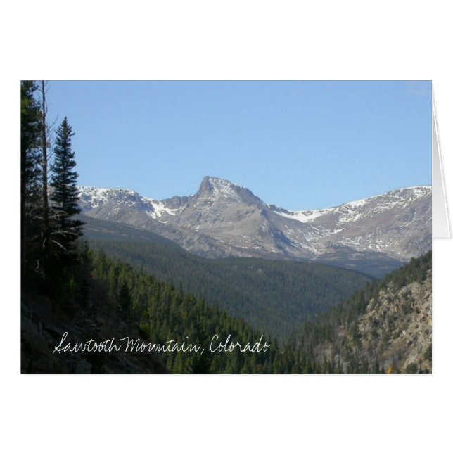 Sawtooth Mountain, Colorado (Devant horizontal)