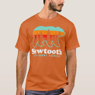 Sawtooth National Forest Camping Idaho Wandelen T-shirt