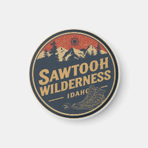 Sawtooth Wilderness Idaho Berg Wandelen Alpen Magneet