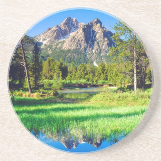 Sawtooth Wilderness Zandsteen Onderzetter (Voorkant)