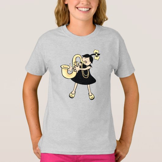 sax baby t-shirt (Voorkant)