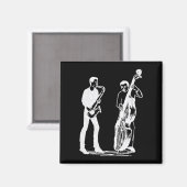Sax & Bass donkere magneet (Voorkant / Achterkant)