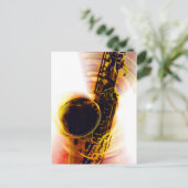 Sax Spin 1 Briefkaart (Staand voorkant)