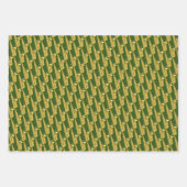 Saxaphone Woodwind Muzikaal ontwerp Inpakpapier Vel (Voorkant 2)