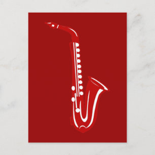 Saxofone Briefkaart