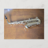 Saxofone Briefkaart (Voorkant)