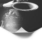 Saxofone Foto Afdruk (Hoek)