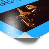 Saxofone Foto Afdruk (Hoek)