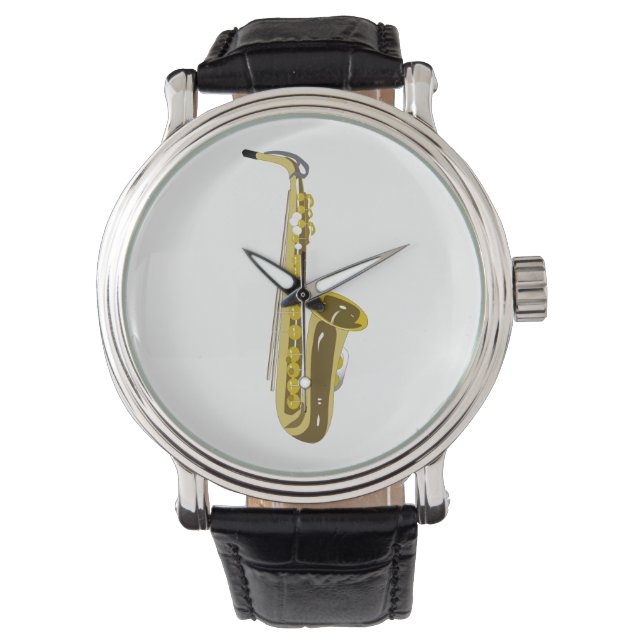 Saxofone Horloge (Voorkant)