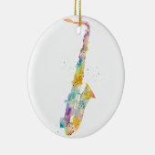 Saxofone Keramisch Ornament (Rechts)