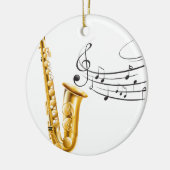 Saxofone Keramisch Ornament (Links)