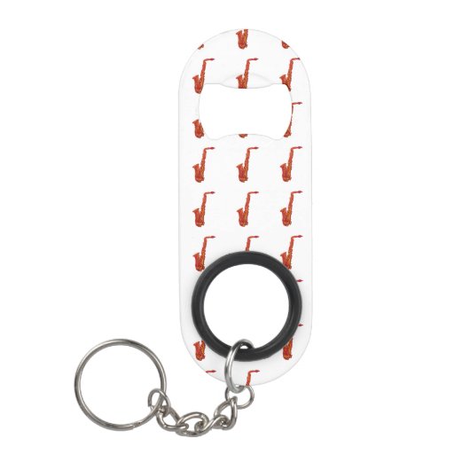 Saxofone Mini Flessenopener (Voorkant)