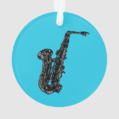 Saxofone Ornament (achterkant)
