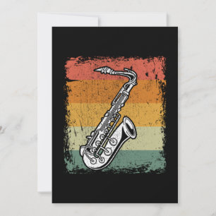 saxofone Player Music Saxophone Gift Idee Kaart