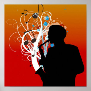 Saxofone Poster