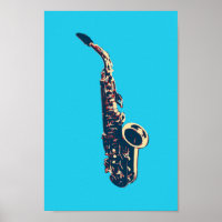 Saxofone Poster