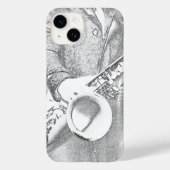 saxofone-speler Case-Mate iPhone case (Achterkant)