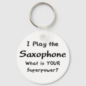 saxofone-speler sleutelhanger (Voorkant)