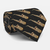 Saxofone-speler Stropdas (Opgerold)