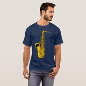 Saxofone T-shirt (Voorkant volledig)