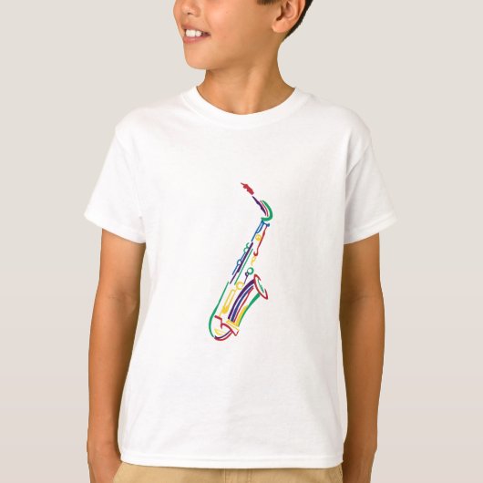 Saxofone T-shirt (Voorkant)