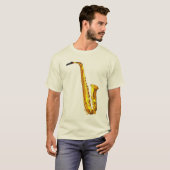 Saxofone T-shirt (Voorkant volledig)