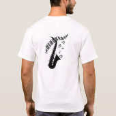 Saxofone T-shirt (Achterkant)
