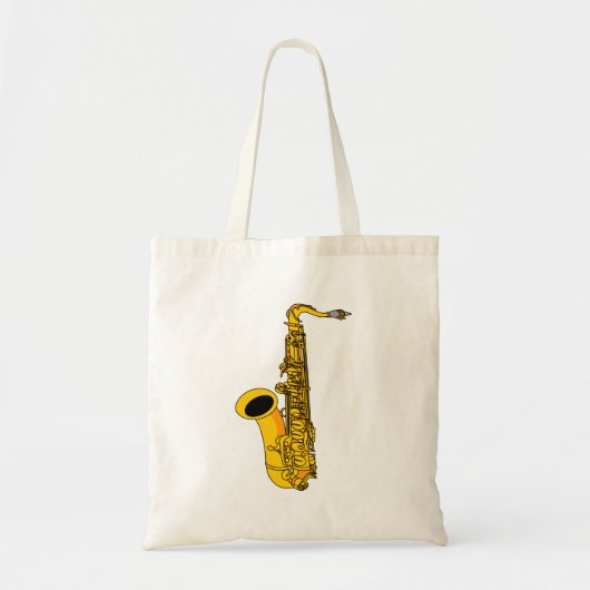 Saxofone Tote Bag (Voorkant)