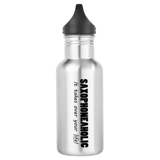 Saxofonisch leven waterfles (Links)