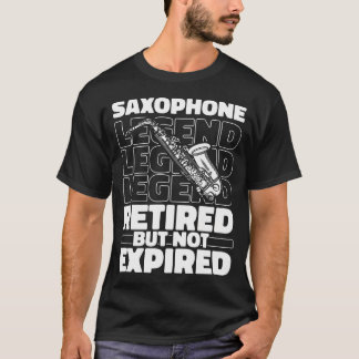 Saxofonist Gepensioneerd Instrument - Saxo Sax T-shirt