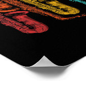 Saxofonist Marching Band Muzikant Gift Saxofoon Poster (Hoek)