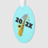 Saxofoon Afstuderen Ornament (voorkant)