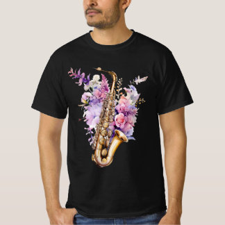 Saxofoon - Colorful graffiti T-shirt