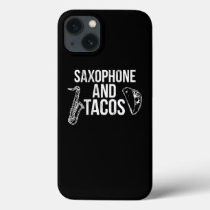 Saxofoon En Tacos Grappige Taco Band iPhone 13 Hoesje