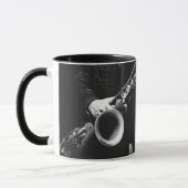 Saxofoon gepersonaliseerd mok (Links)