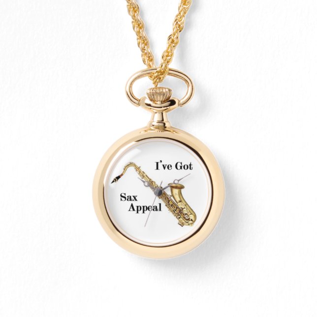 Saxofoon horloge (Voorkant)