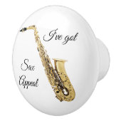 Saxofoon keramische pull knop (Rechts)