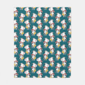 Saxofoon Koe Fleece Deken (Voorkant)