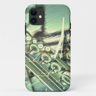Saxofoon muziek ontwerp accessoires - aanpassen iPhone 11 hoesje