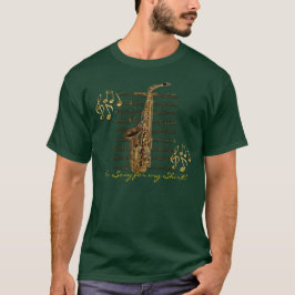 SAXOFOON muzikant muziekliefhebber Shirt