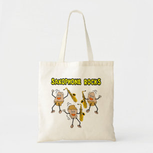 Saxofoon Rocks Tote Bag