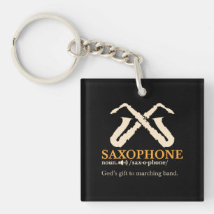 Saxofoon - Saxofoon Definitie Sleutelhanger