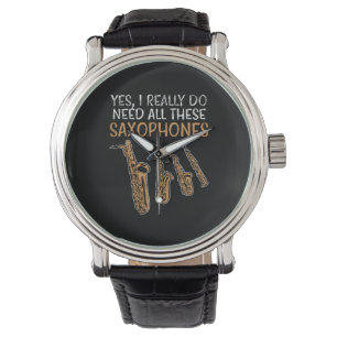 Saxofoon Types Horloge