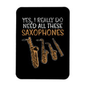 Saxofoon Types Magneet (Verticaal)