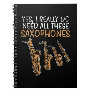 Saxofoon Types Notitieboek