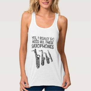 Saxofoon Types Tanktop
