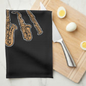 Saxofoon Types Theedoek (Quarter Fold)