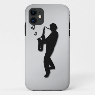 Saxofoonspeler iPhone 11 Hoesje