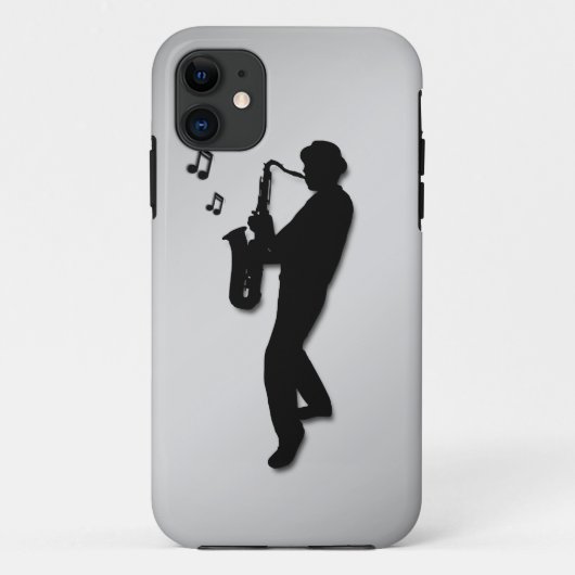 Saxofoonspeler Case-Mate iPhone Case (Achterkant)