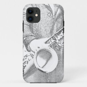 saxofoonspeler iPhone 11 hoesje